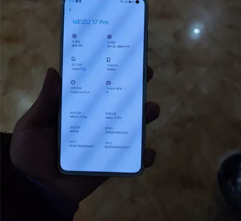 魅族17pro 成色如图，白金色还可以，换...