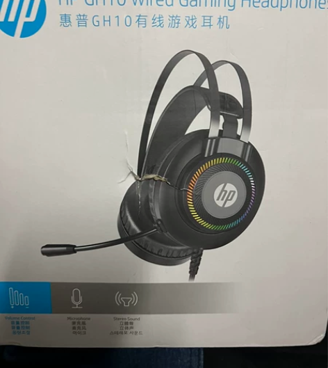 惠普有线耳机 带了两三次不习惯 可小刀