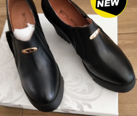 撤柜处理春季新款真皮粗跟职业低帮单鞋女鞋 ...