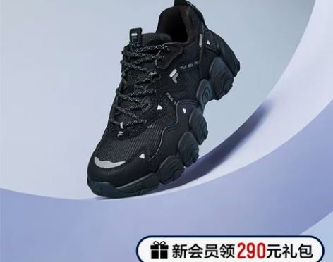 FILA 斐乐猫爪3代老爹鞋网面休闲鞋女鞋...