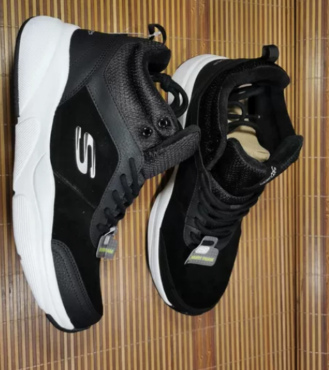 捡漏斯凯家冬季高帮加绒保暖厚底反毛皮休闲男...