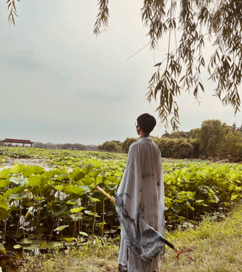 如梦霓裳汉服女齐腰襦裙大袖衫相思引魏晋风水...