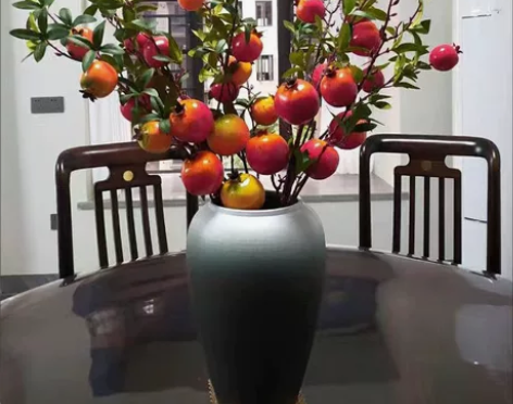 景德镇陶瓷花瓶摆件客厅插花中式玄关装饰品花...