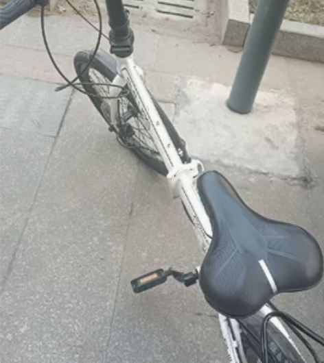 飞利浦折叠变速自行车，孩子没怎么骑，160...