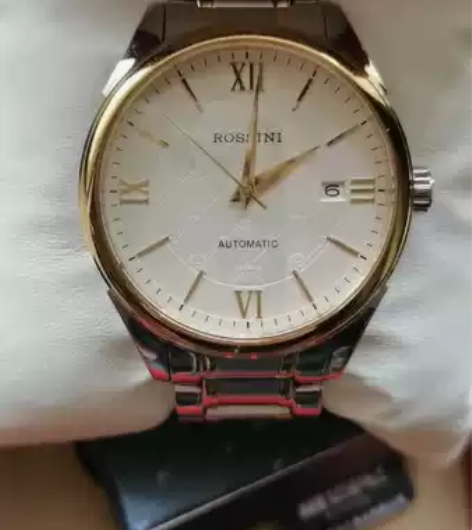 正品罗西尼手表机械表男表防水自带手表,50...