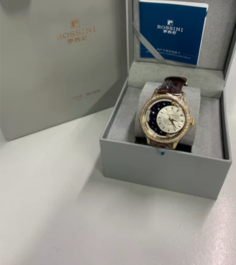 罗西尼正品钢带手表女时尚潮流水钻石英表防水...