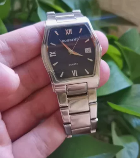 罗西尼男士石英手表，走时正常，日历正常，表...