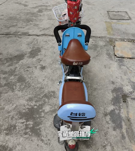 台铃电动自行车，这颜色男女老少都合适，有发...