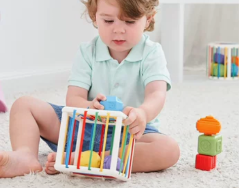 婴幼儿益智魔方塞塞乐，九成新，家里玩具太多...