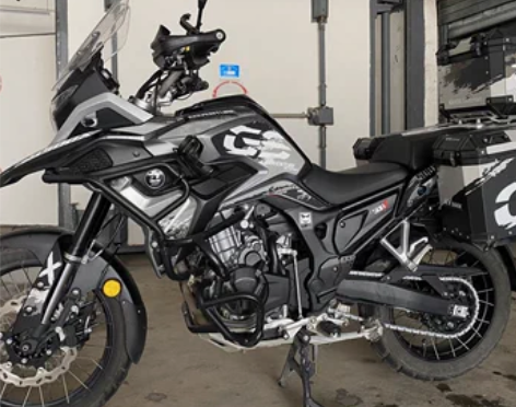 摩托车三箱贴纸凯越525/凯越500X萝卜...