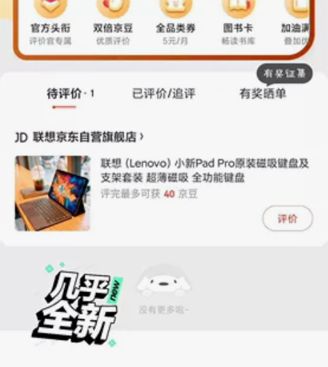 京东买的联想小新padpro加键盘，95新...