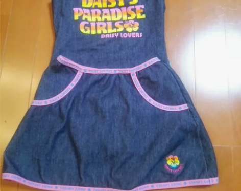 日牌 daisy lovers 牛仔风泳衣...