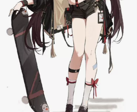 【预租】胡桃滑板女孩，初兽猫家m 包括：衣...