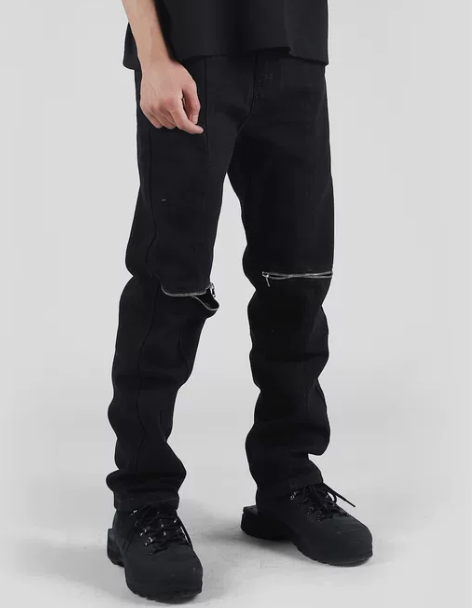 破洞牛仔裤 破洞牛仔裤修身Macio Fi...