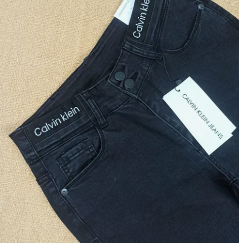 CK,全新,高品质女装弹力修身小脚牛仔九分...