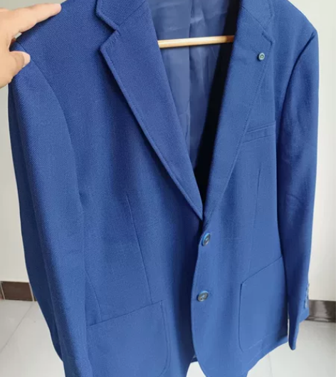 【专柜599元】海澜之家男士商务休闲西服藏...