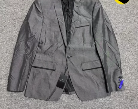 《莱克斯顿》秋季款 男士商务休闲灰色西装 ...