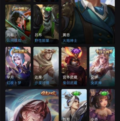 安卓q区全英雄219皮历史十赛季王者出过一...