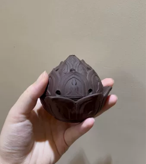 【45元】紫砂香薰炉 莲花观音茶道沉檀香安...