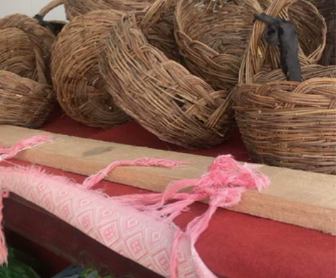 小篮子花篮杂物篮,适合农家院,民宿,参观酒...