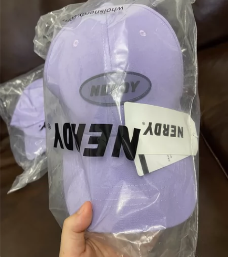 nerdy棒球帽帽子 全新正品 紫色 相机...