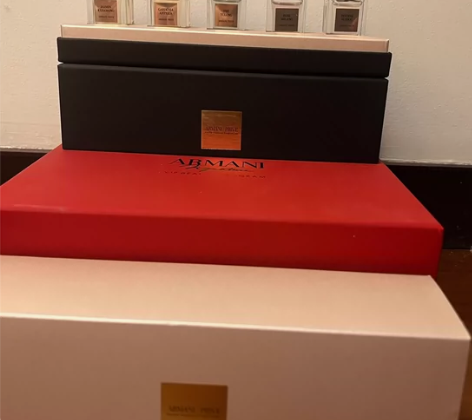 阿玛尼高定私藏香水贵族清新香氛迷你礼盒 内...