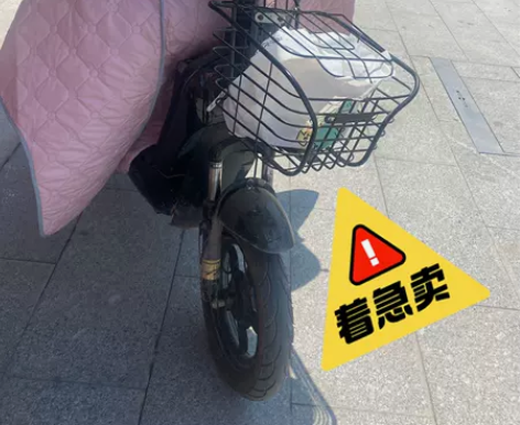 去外地，着急便宜出售一辆两点一线电动车  ...