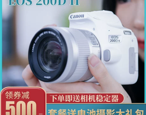 Canon/佳能EOS 200D二代单反相...