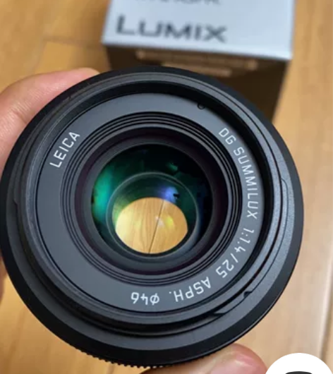 松下25mm镜头f1.4二代 箱说齐全，m...