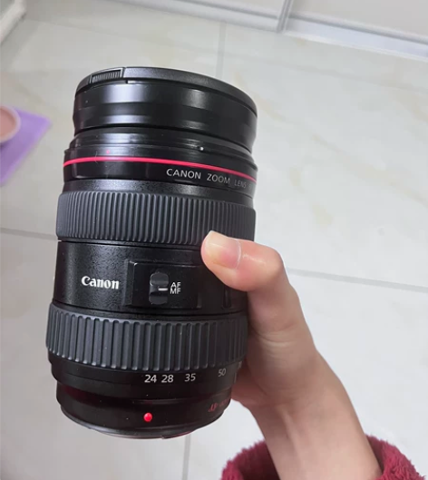 佳能镜头24-70一代 前面 正常成像无霉...