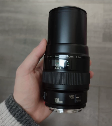 佳能ef100/2.8 佳能一代老百微全画...