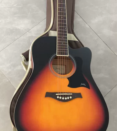 兰可吉他初学者学生女男民谣吉他40寸41寸...