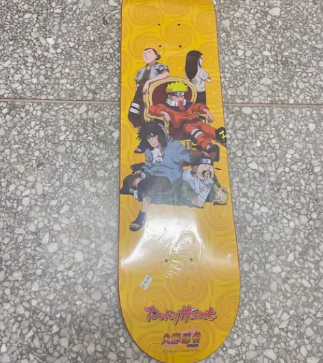 Dbh滑板火影联名款 板面150元不包邮寄...