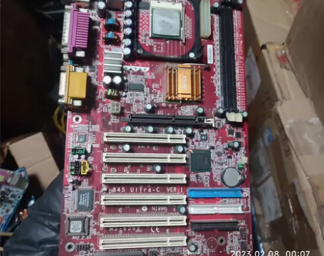 微星845p主板，478针ddr，独立大板...