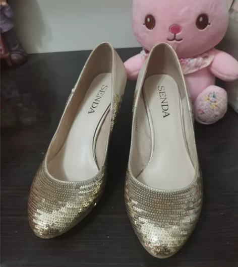 森达 女鞋 单鞋 高跟鞋 婚礼鞋 水晶亮片...