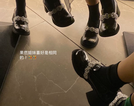 复古粗跟玛丽珍鞋女2021新款英伦风小皮鞋...
