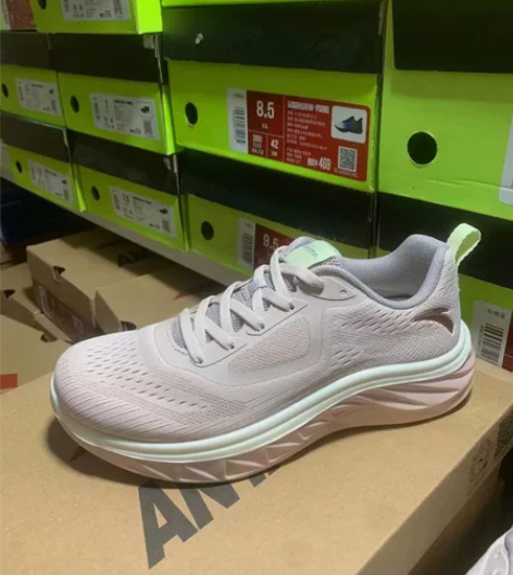 安踏女士综训鞋春秋季透气减震回弹舒适户外休...