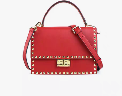 包邮萨迪SADI专柜新款 铆钉手拎斜挎单肩...