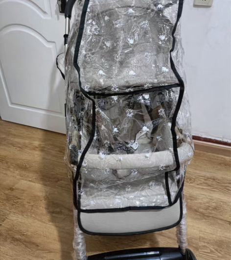 包邮全新GuBi婴儿车雨罩婴儿车雨罩防风罩...