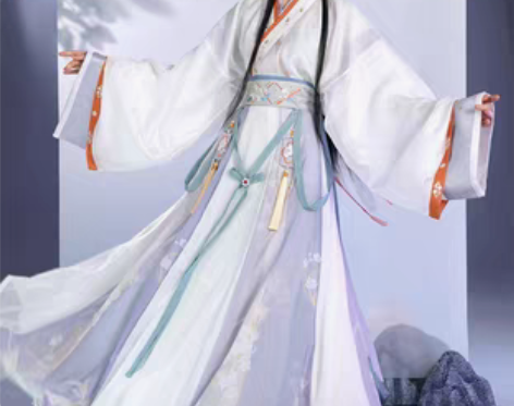 转卖汉服女夏款魏晋风齐腰交领原创正品新款中...