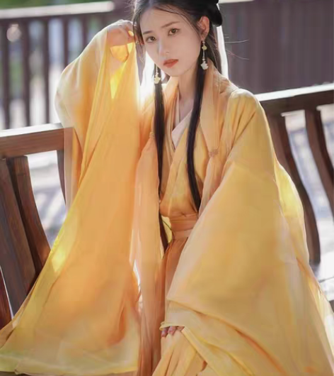 【出租】汉服女魏晋风直裾大袖衫古装广袖交领...