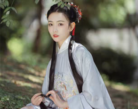 转卖兰若庭 如约 圆领大襟 明制 汉服 暗...