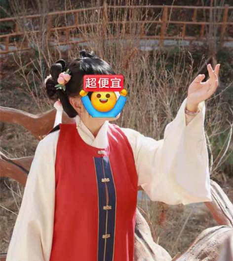 转卖兰若庭 汉服 明制 比甲 圆领 百搭 ...