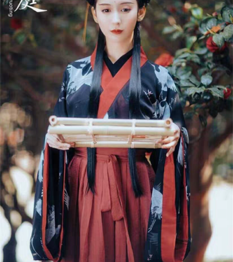 出/换 兰若庭汉服 朱墨 s码 二重衣和下...