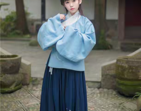 转卖兰若庭原创茕茕白兔设计传统日常汉服女明...