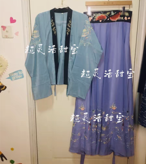 包邮兰若庭 汉服 花嫁 齐胸 重工刺绣大摆...