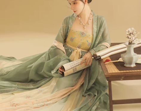 转卖【风尚价】桔屿正品原创汉服女诃子裙【簪...