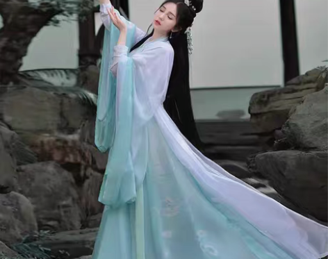 如梦霓裳相思引魏晋风交领大袖飘逸仙气汉服套...