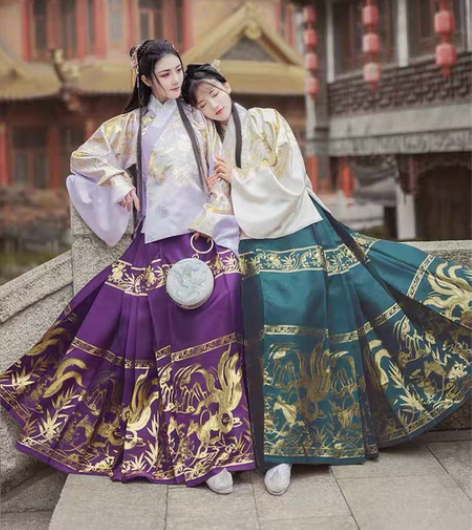 全新如梦霓裳灵狐出山夏季汉服女装长乐明制袄...