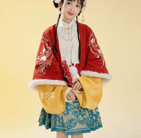 包邮出东月棠流云兔多色款半袖汉服汉元素袄子...